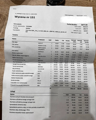 Volkswagen Polo cena 7200 przebieg: 232800, rok produkcji 2002 z Szczecin małe 137